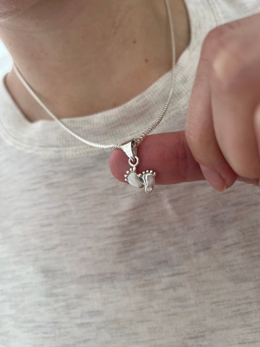 Piecitos míos | Collar Plata 925