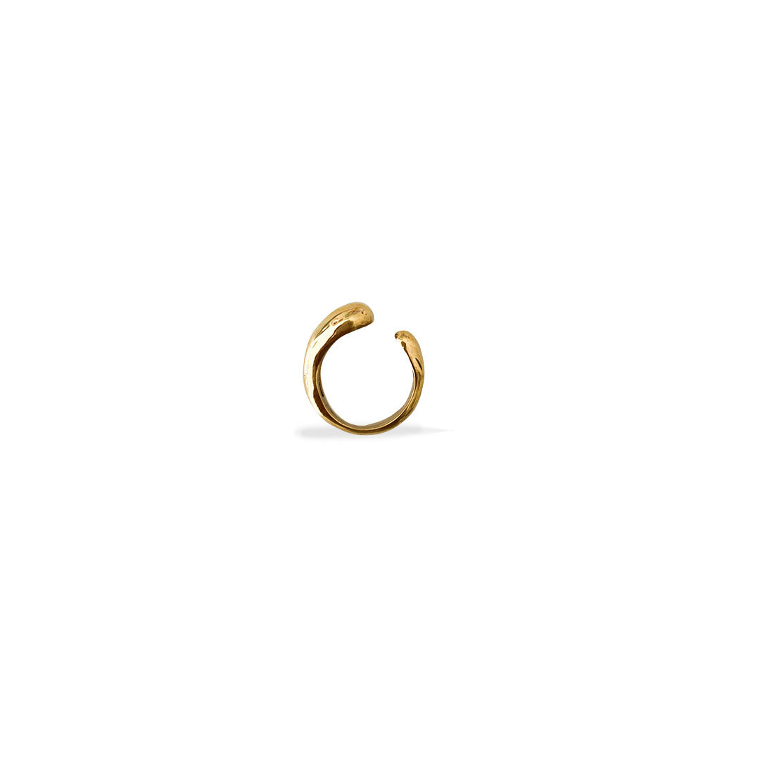 Harmony chunky ring | Baño de oro 18k