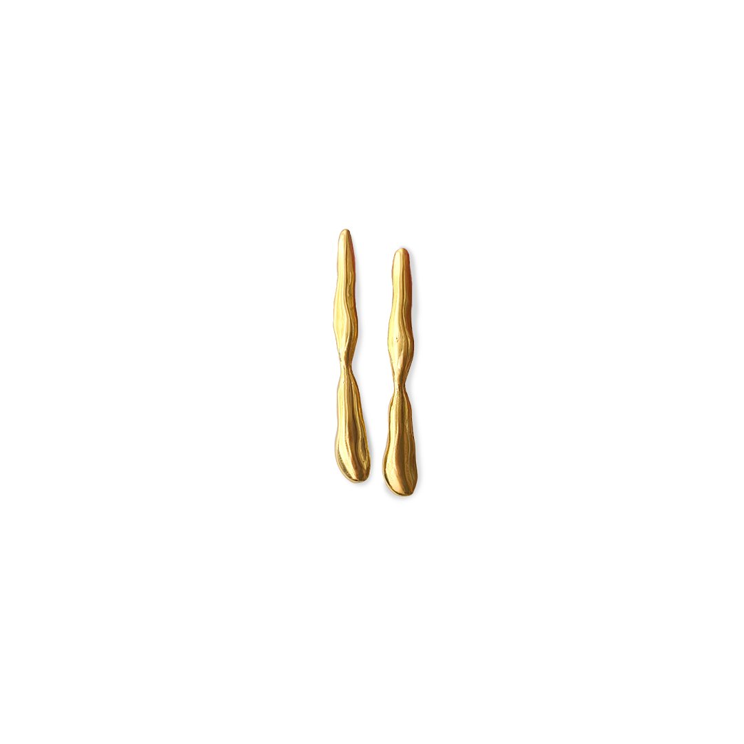 Estela earrings | Baño de oro 18k