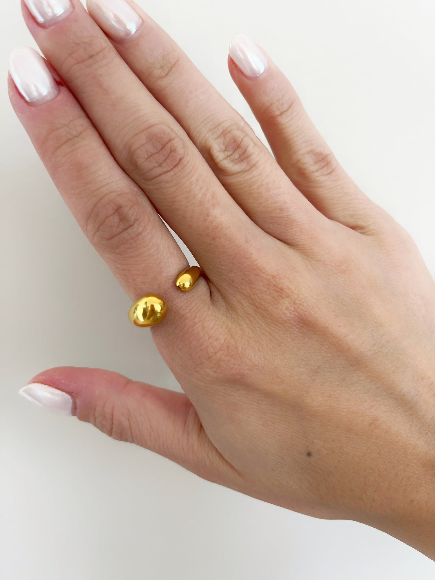 Harmony chunky ring | Baño de oro 18k