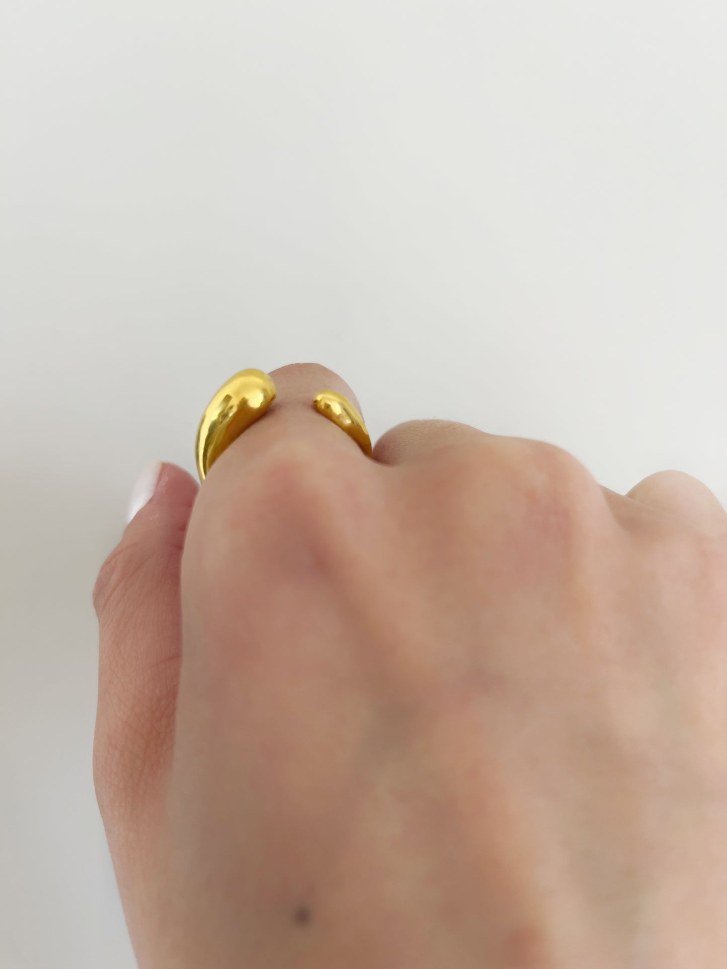Harmony chunky ring | Baño de oro 18k