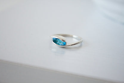 Selene | Anillo Plata 925 y cristal swarovski