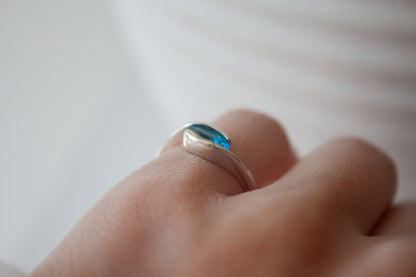 Selene | Anillo Plata 925 y cristal swarovski