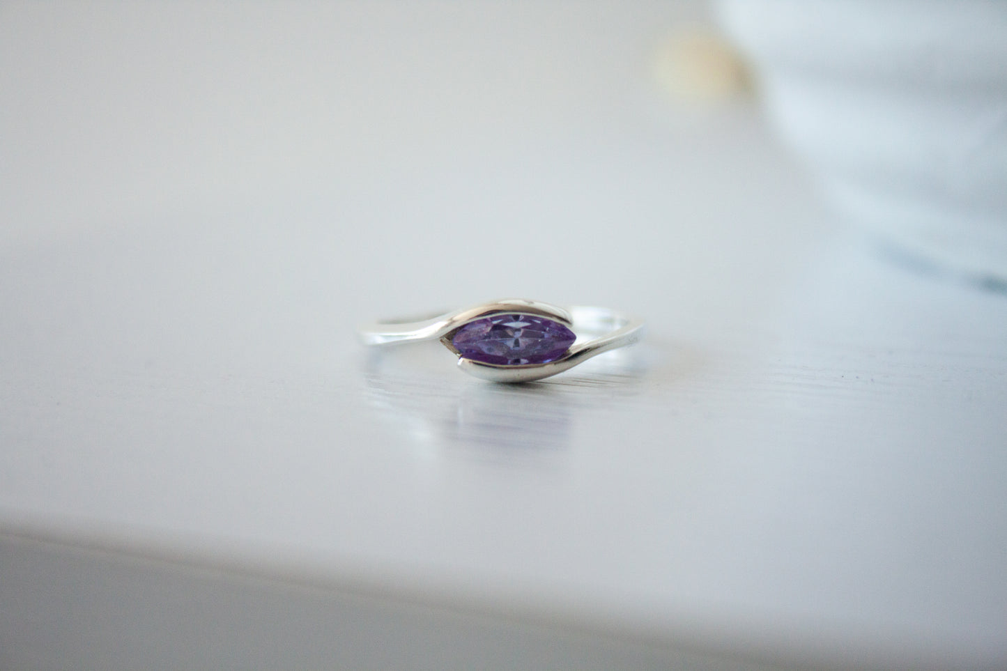 Selene | Anillo Plata 925 y cristal swarovski