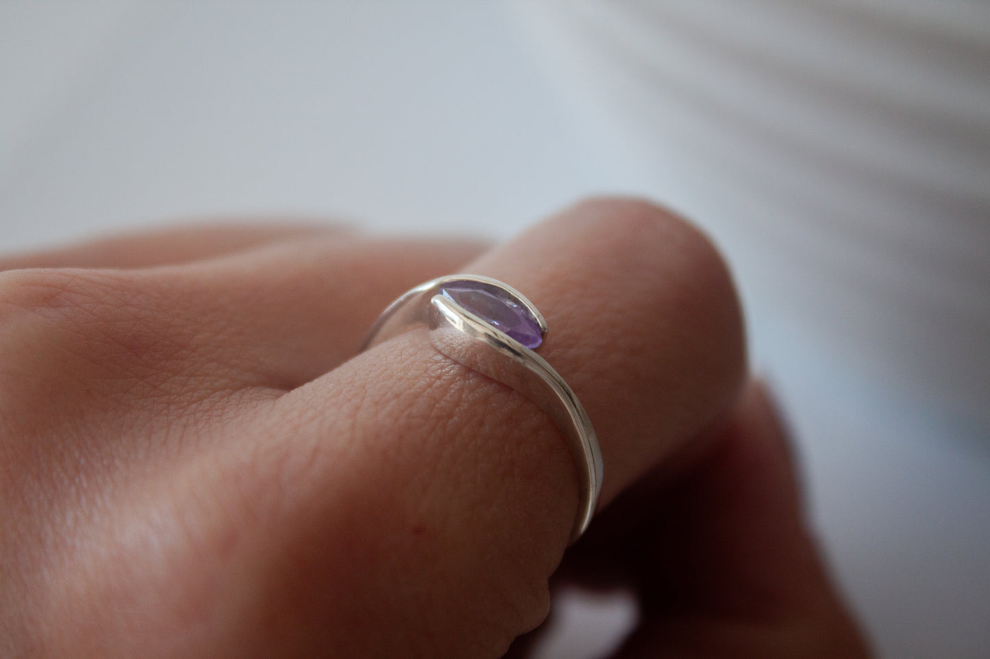 Selene | Anillo Plata 925 y cristal swarovski