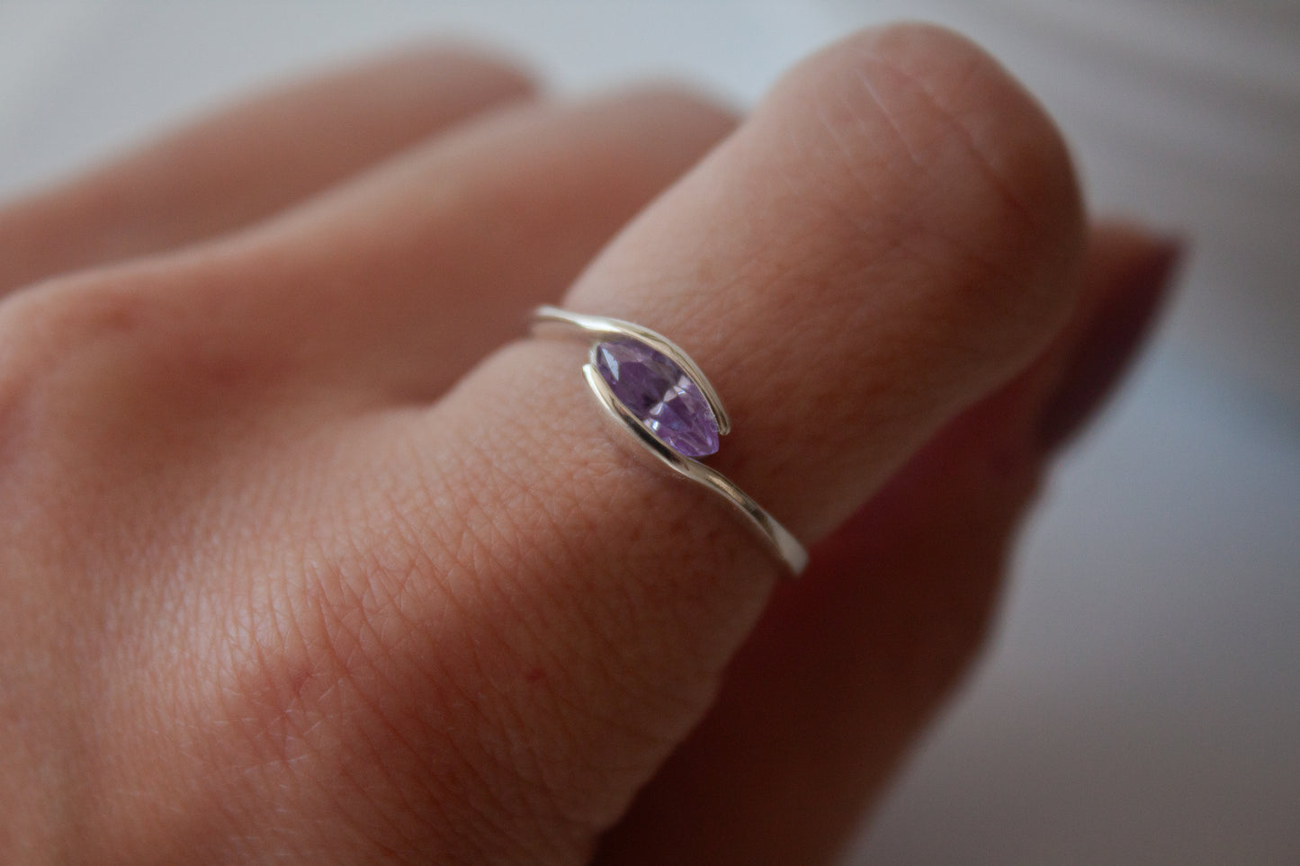 Selene | Anillo Plata 925 y cristal swarovski