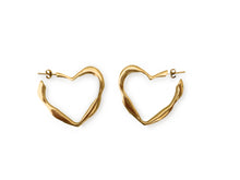 Cargar imagen en el visor de la galería, Lover Melted earrings | Baño de oro 18k
