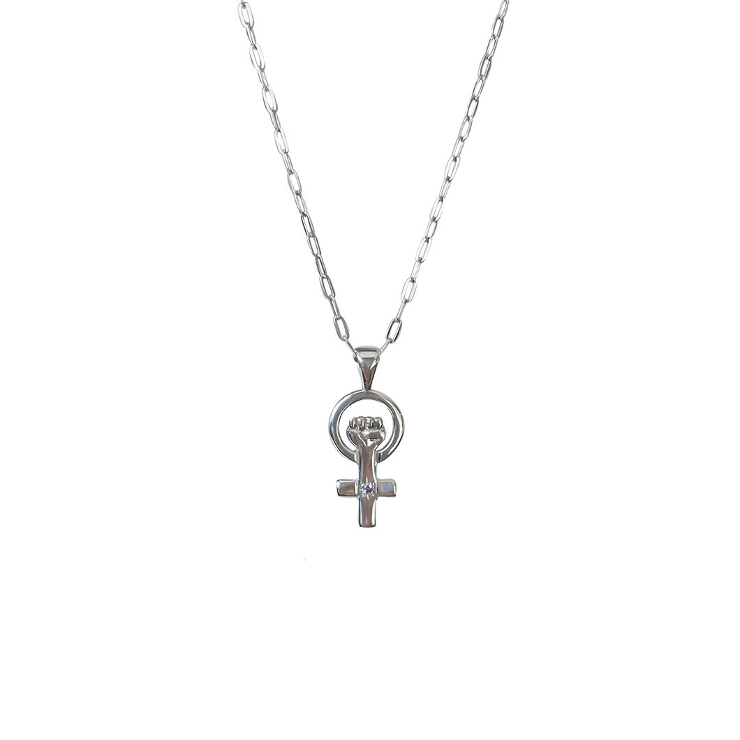 #WomanPower - THE necklace | Collar en plata 925 signo mujer